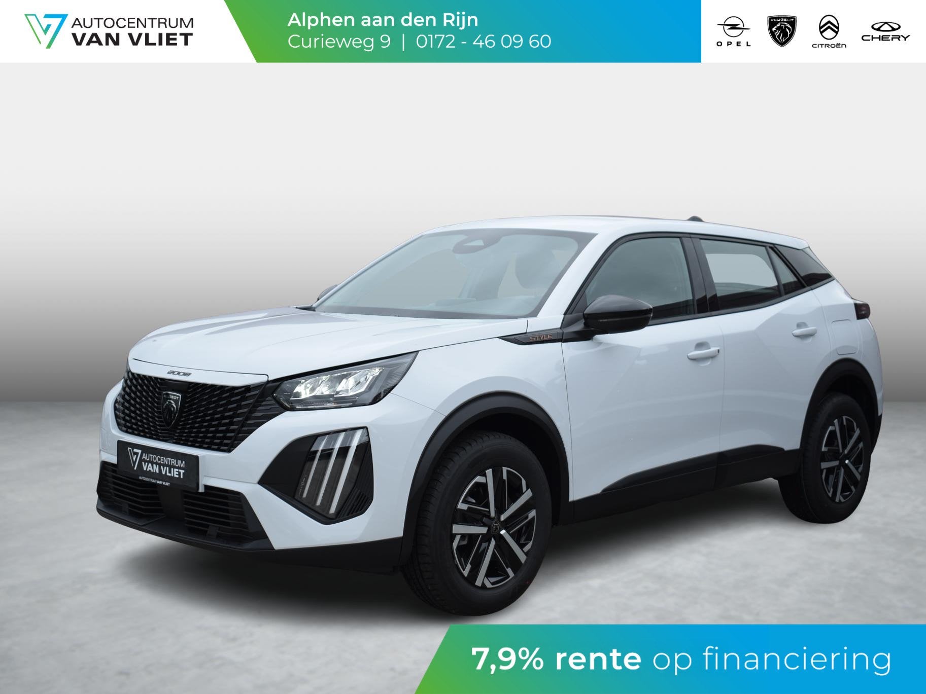 Peugeot 2008 1.2 PureTech 100 Style ACHTERUITRIJCAMERA MET S, Parkeersensor, Stof, Euro 6, 1199 cc