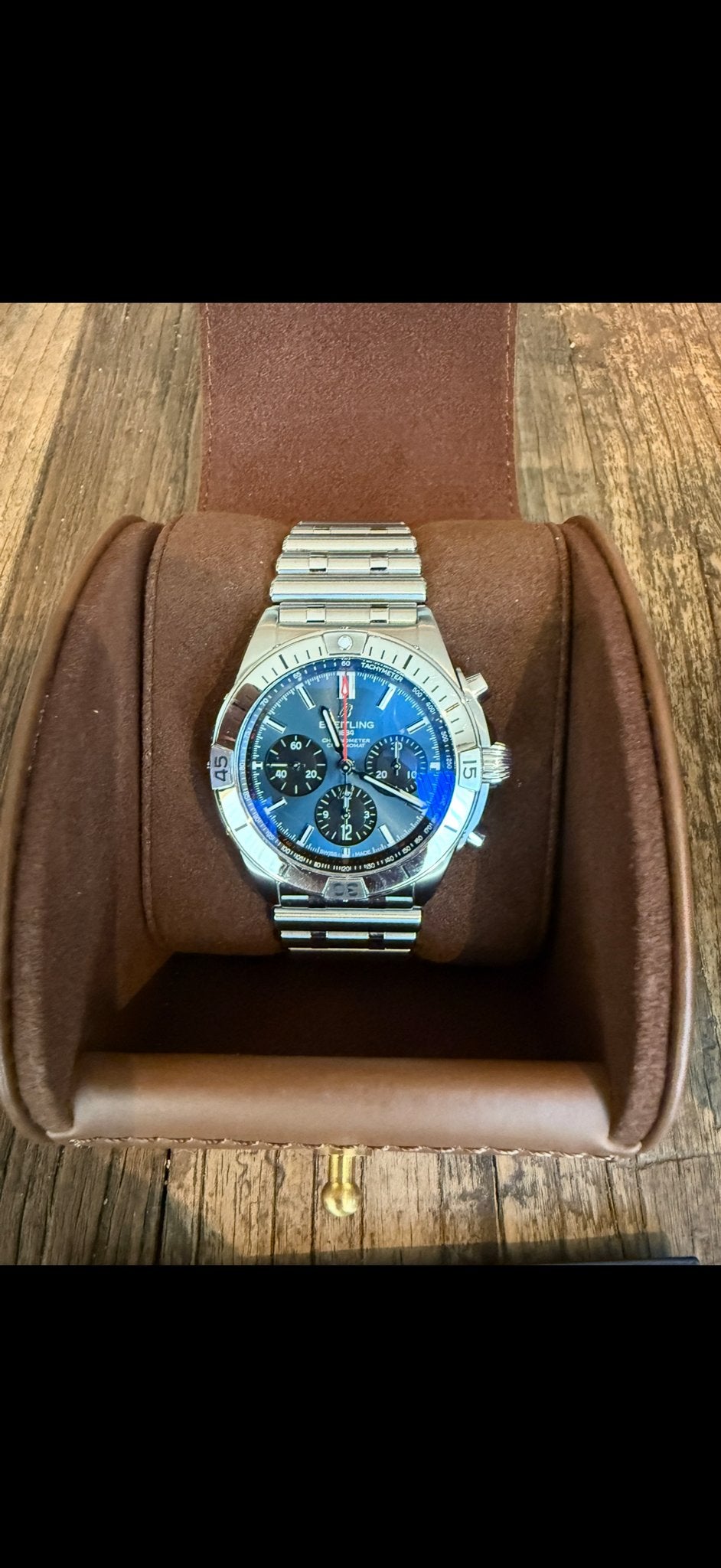 Breitling Chronomat B01 42 - Zo goed als nieuw, Staal, Breitling, Polshorloge, Ophalen of Verzenden