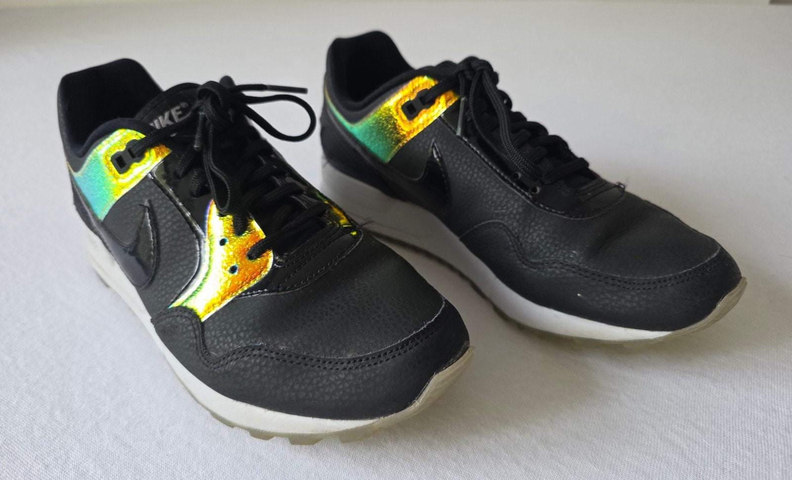 Nike Air Pegasus 89, Maat 39, Zwart met Holografische Detail, Verzenden, Zwart, Nike Inc., Nike