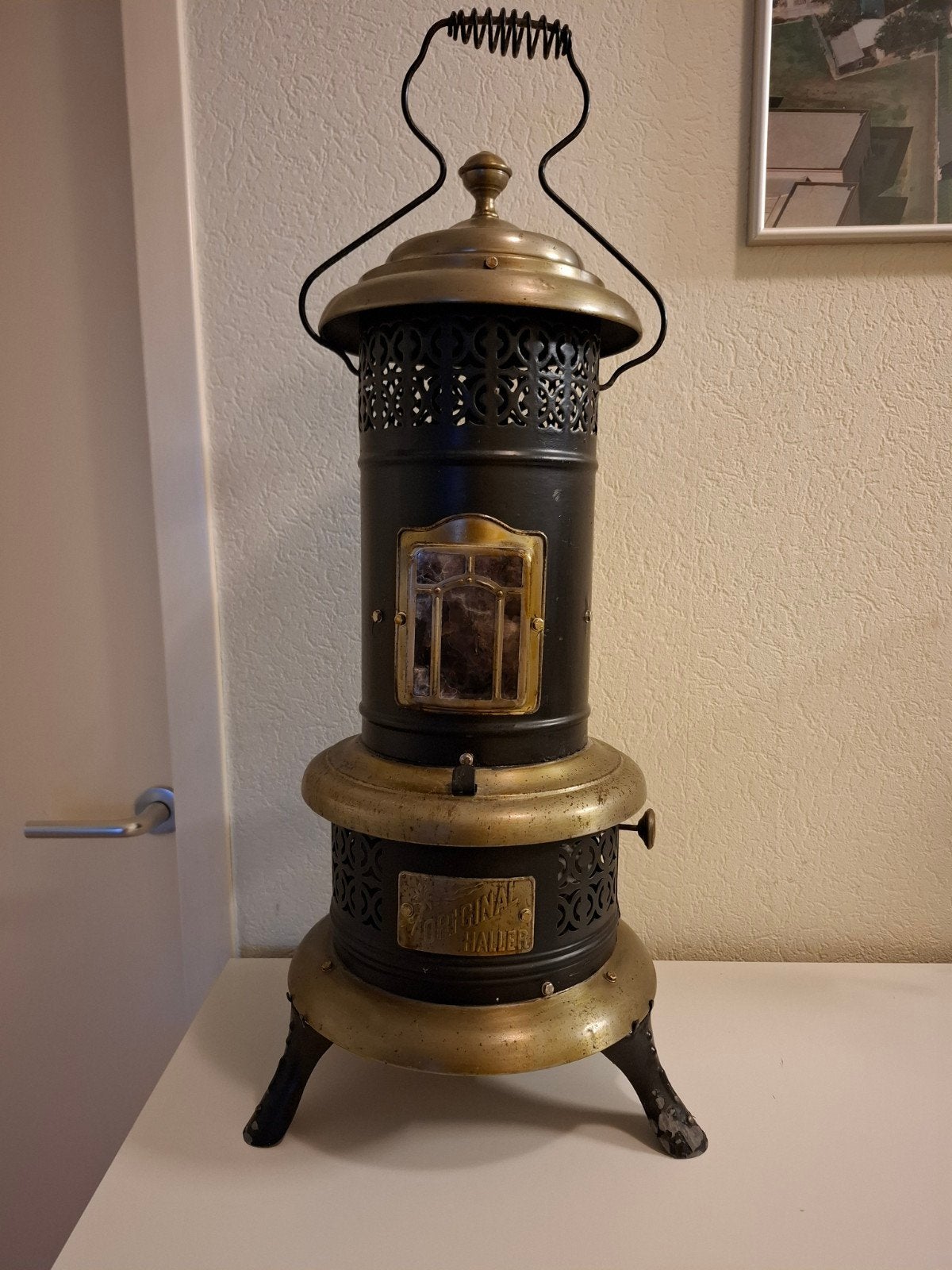 Oude petroleum kachel., Huis en Inrichting, Kachels, Ophalen, Gebruikt, Overige brandstoffen, Petroleumkachel