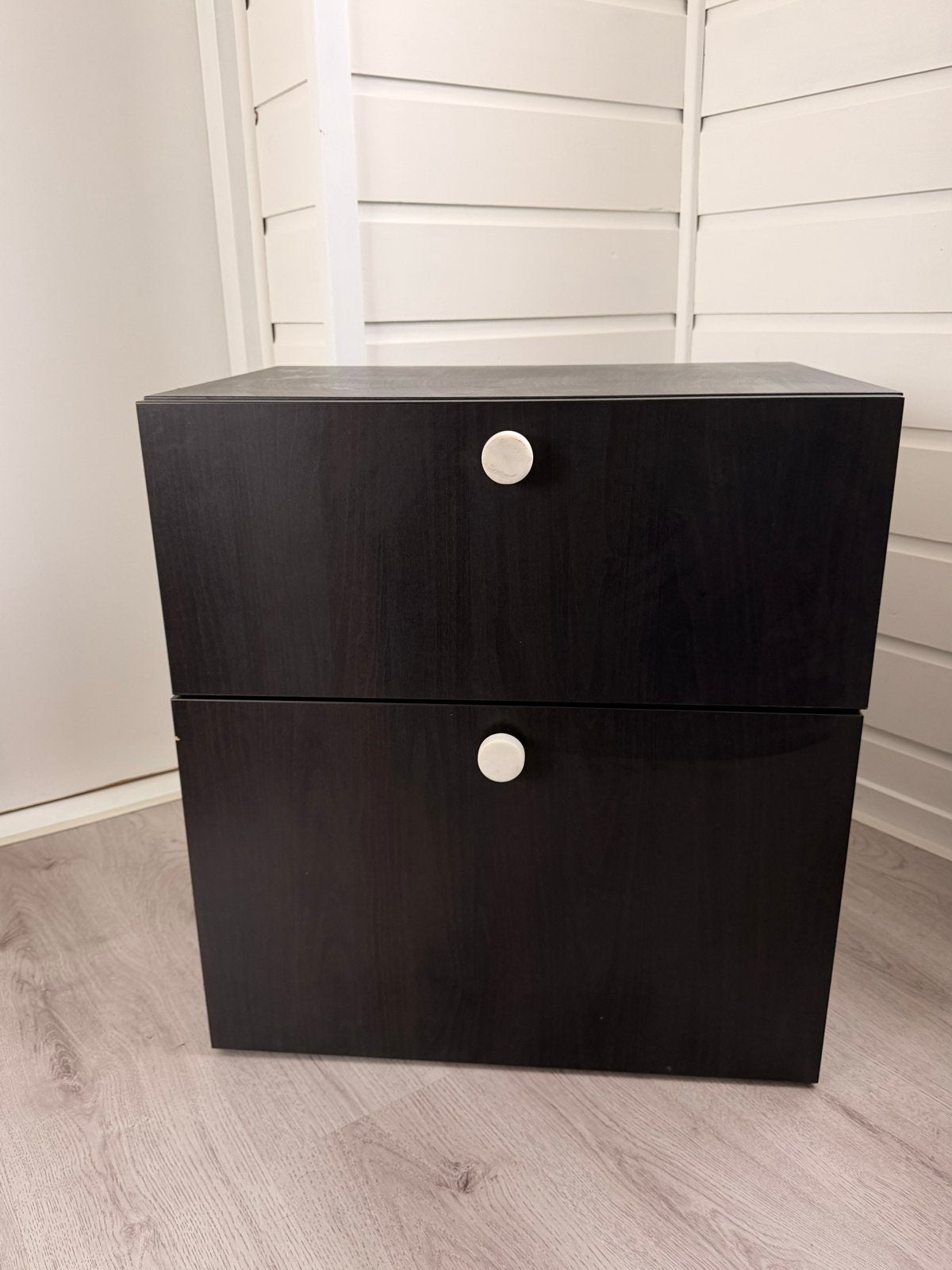 IKEA Kastje met 2 laden - 60x41,5x65 cm, Ophalen, Minder dan 50 cm, Gebruikt, 1 of 2 laden
