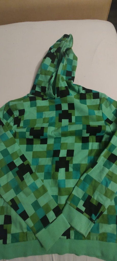 Minecraft trui, Ophalen, Zo goed als nieuw, Jongen, Trui of Vest