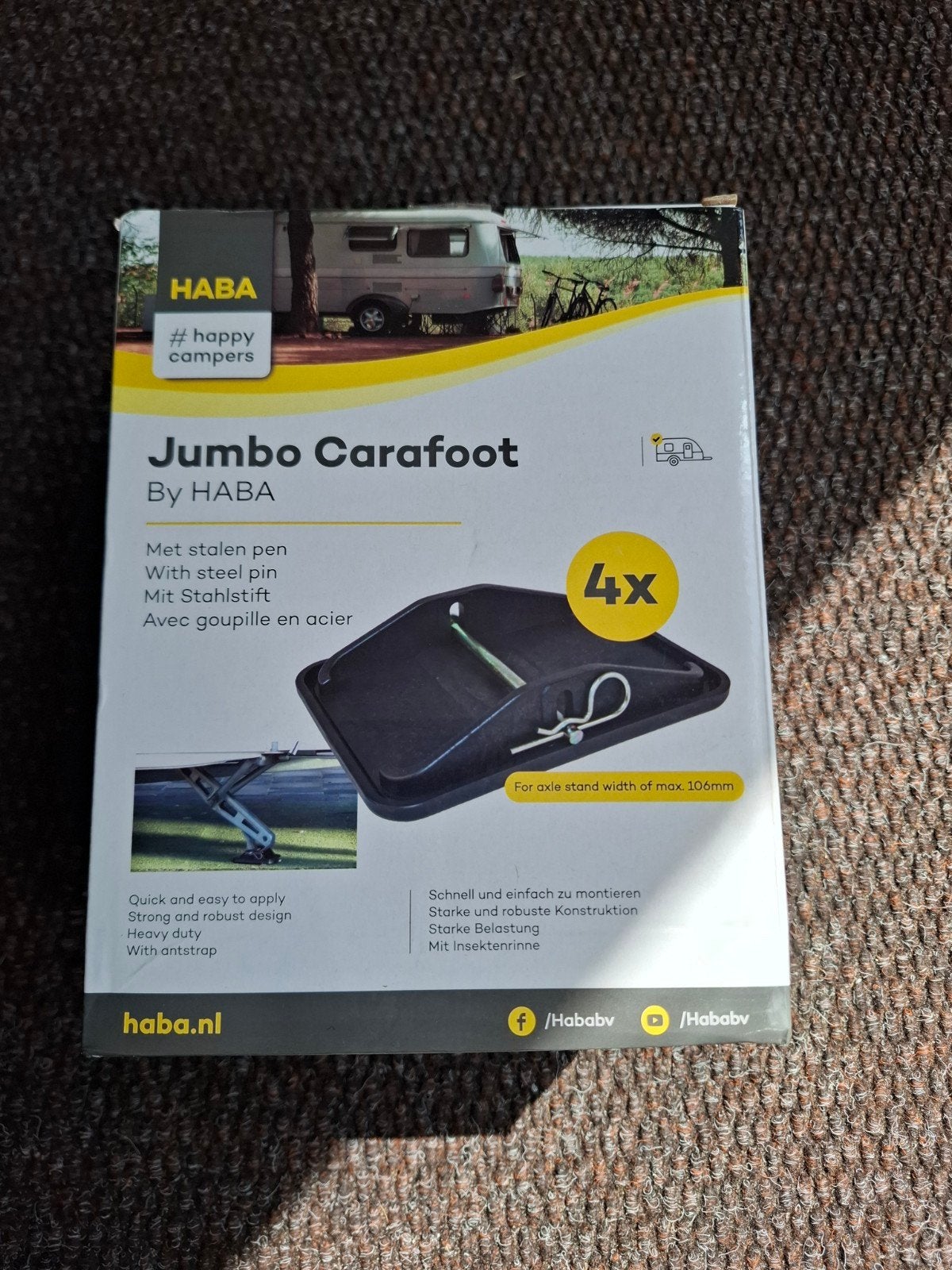 Jumbo carafoot, Ophalen of Verzenden, Gebruikt