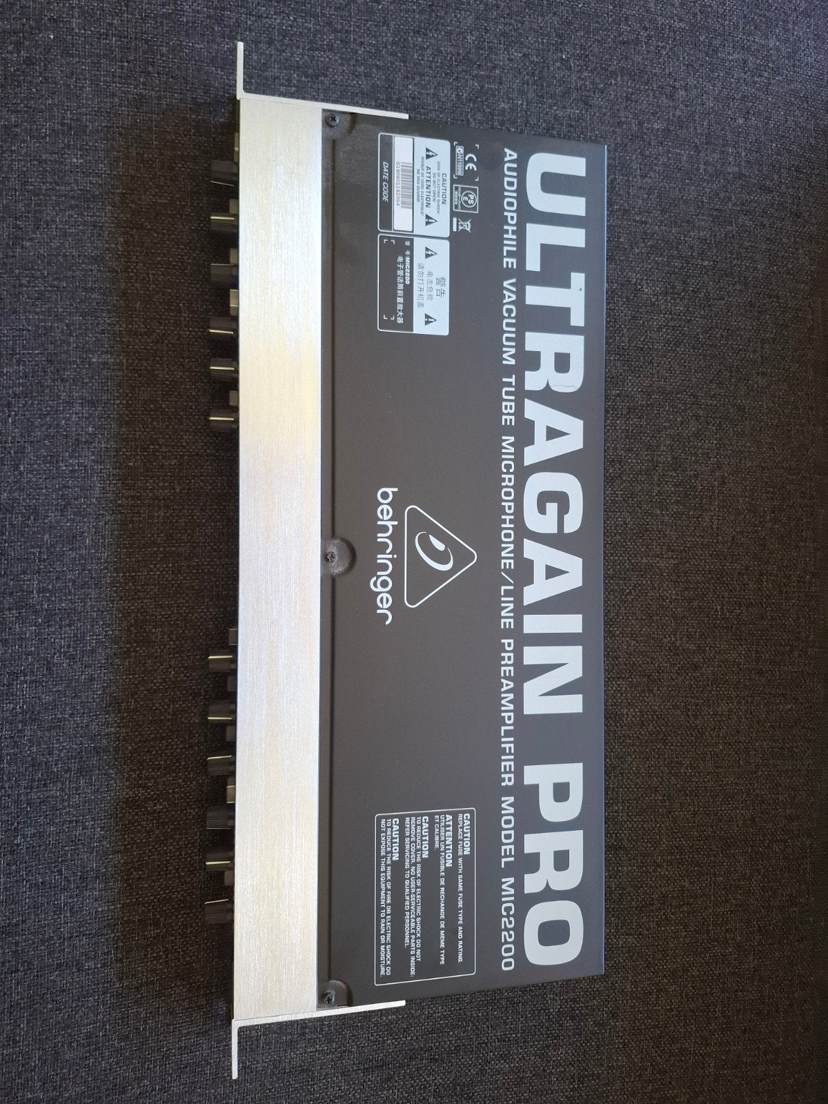 Behringer Ultragain Pro, Ophalen, Gebruikt, Overige typen