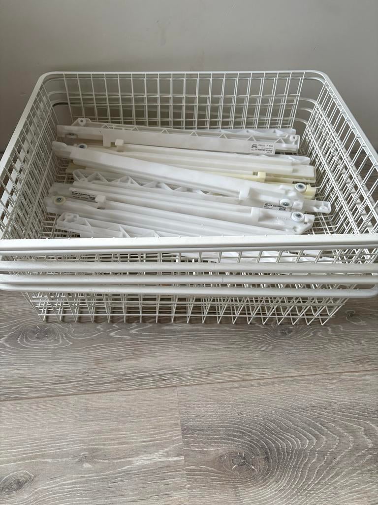 5x IKEA Jonaxel draadmand 60x40 cm met ladesysteem, Huis en Inrichting, Kasten | Kledingkasten, Zo goed als nieuw, Ophalen of Verzenden