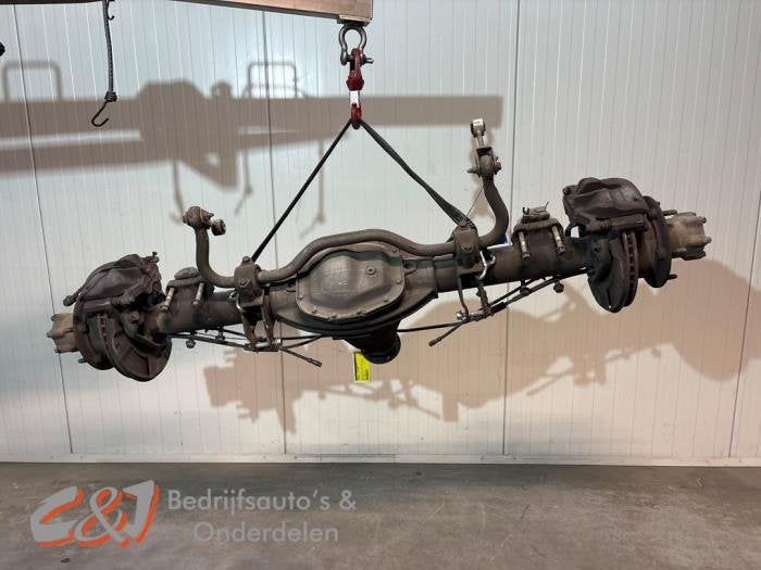 Achteras achterwielaandrijving van een Volkswagen Crafter