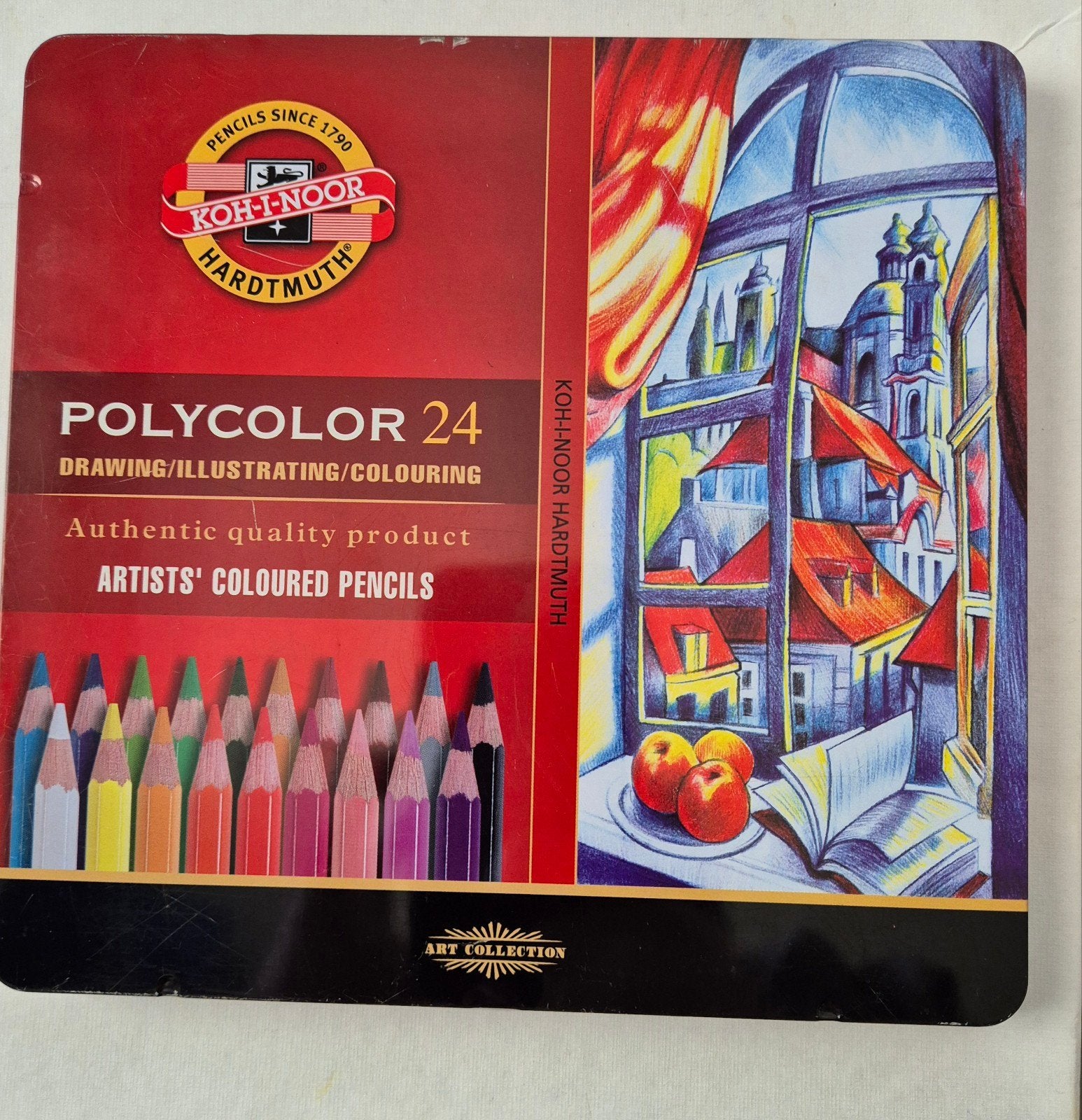 KOH-I-NOOR Polycolor Kleurpotloden 24 Stuks - Nette Staat, Ophalen of Verzenden, Gebruikt, Potlood of Stift