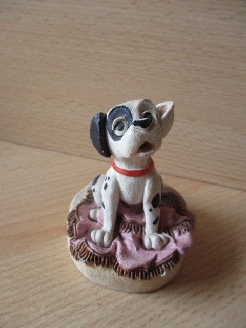 Disney 101 Dalmatiers Lucky beeldje  Arden Sculpture  7.5cm, Ophalen of Verzenden, Overige figuren, Gebruikt, Beeldje of Figuurtje