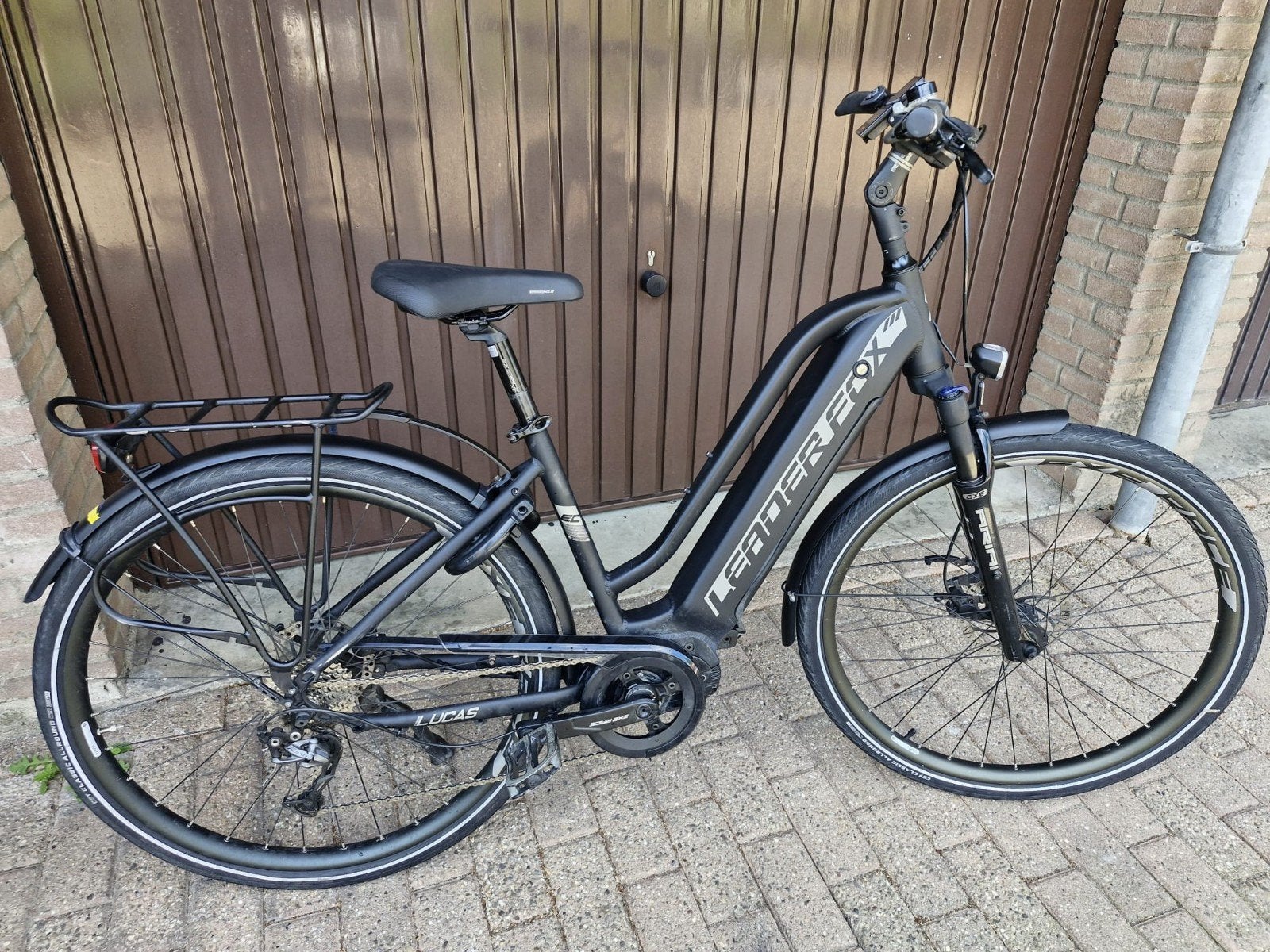 Leader Fox E-bike met Bafang motor en 4900km op de teller, Fietsen en Brommers, Elektrische fietsen, Ophalen, Gebruikt, 30 tot 50 km per accu