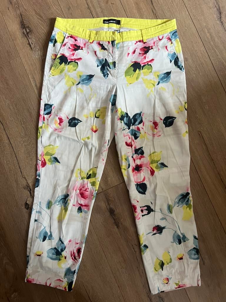 Cambio rene cropped zomer broek maat 38 M, Maat 38/40 (M), Overige kleuren, Ophalen of Verzenden, Zo goed als nieuw