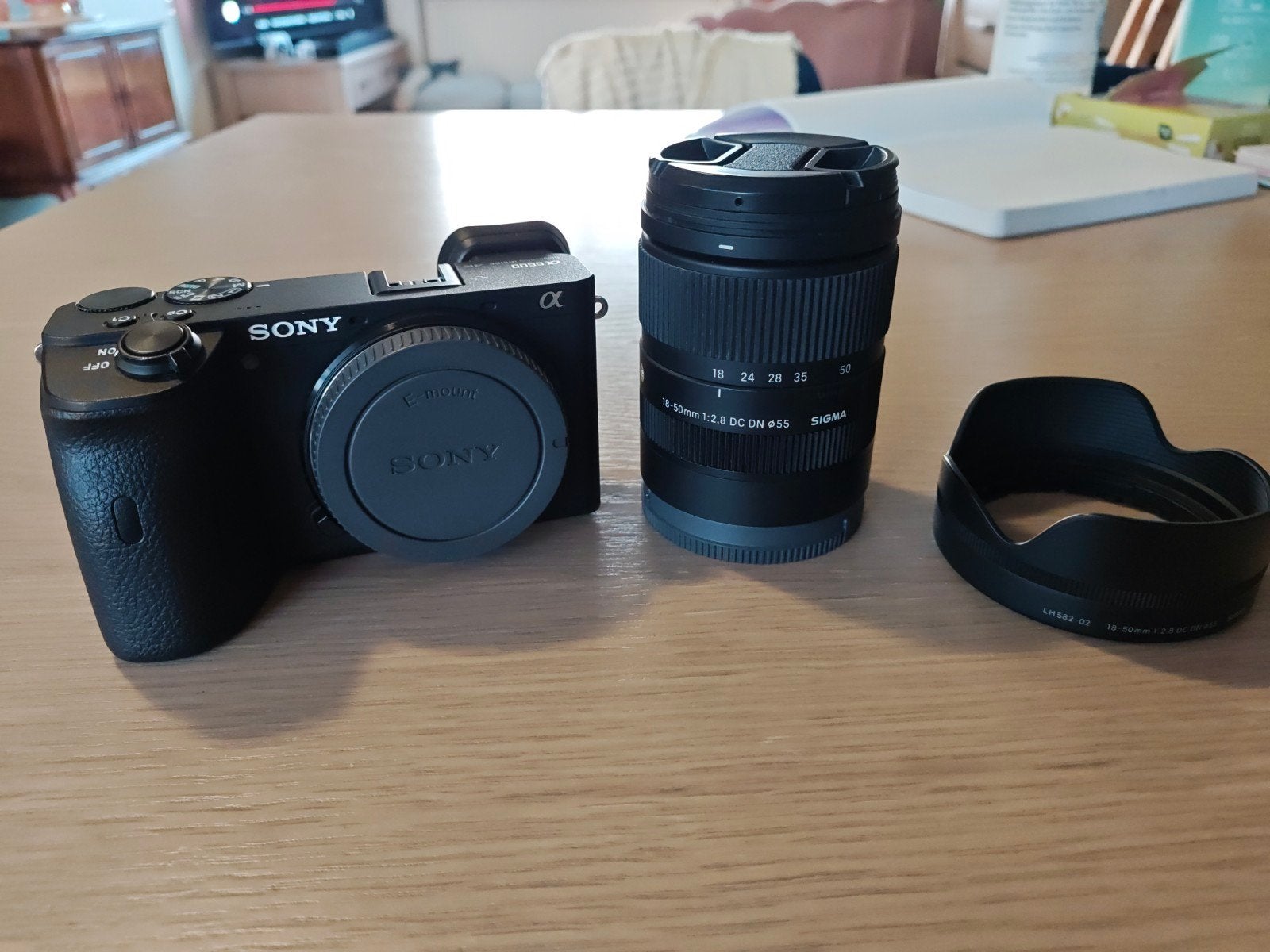 Sony A6600 + Sigma 18-50mm F2.8 DC DN - 4320 clicks, Ophalen, Zo goed als nieuw, Sony, Systeemcamera
