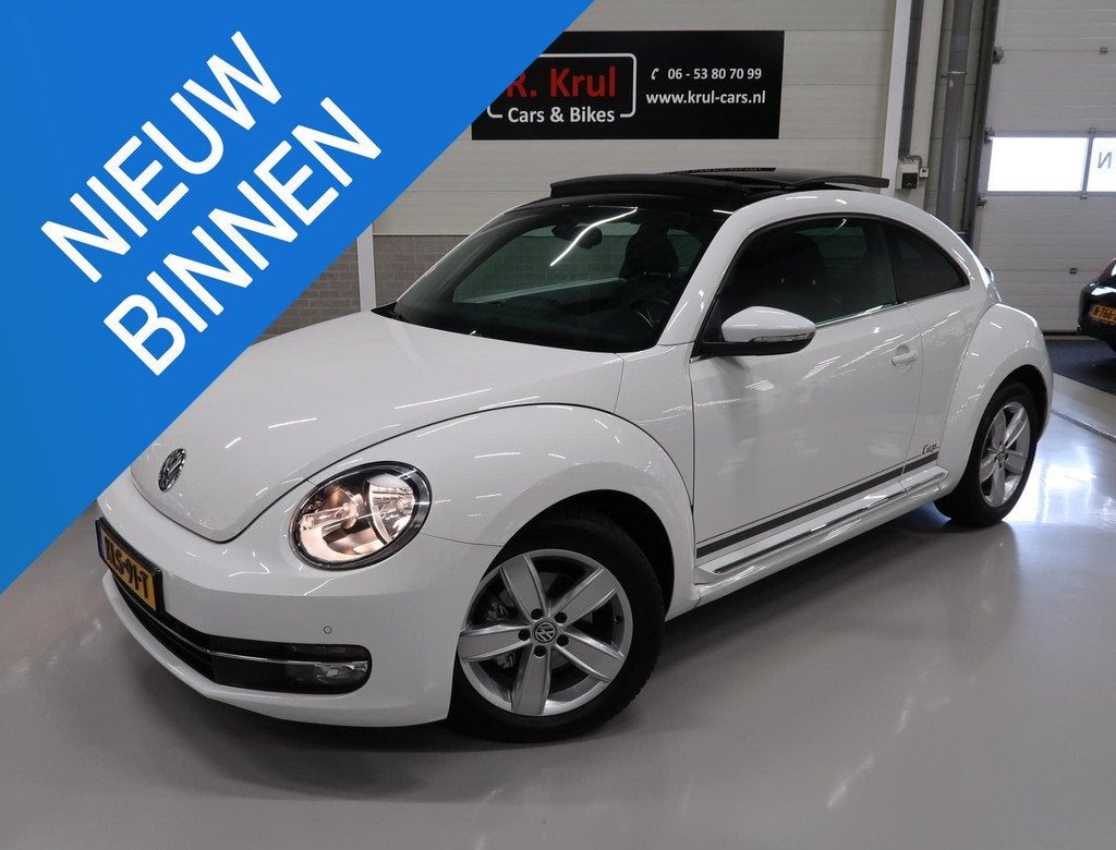 Volkswagen Beetle 1.2 TSI CUP Panoramadak Airco-ecc Navigati, Euro 5, Stof, Gebruikt, 4 cilinders