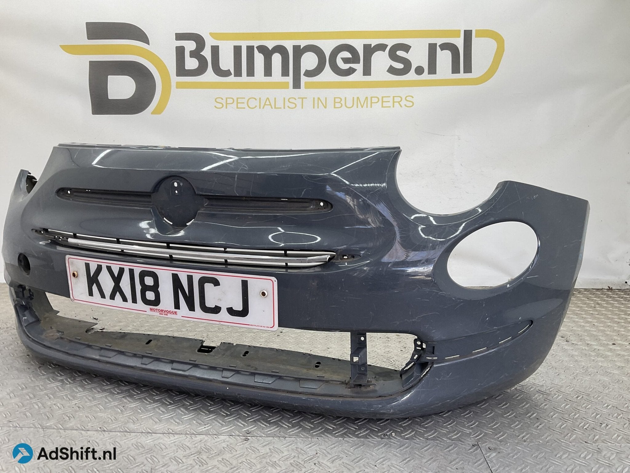 Bumper Fiat 500 Lounge Facelift 16-23 735619491 Voorbumper B, Bumper