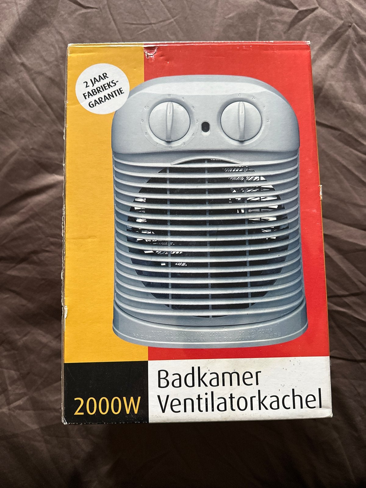 Badkamer Ventilatorkachel 2000W, Doe-het-zelf en Verbouw, Ophalen of Verzenden, Nieuw, 800 watt of meer, Kachel