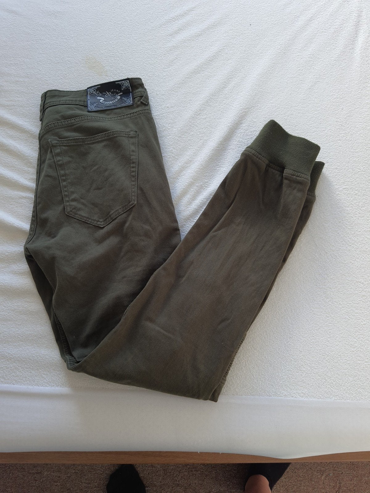 stoere groene broek maat, Ophalen, Zo goed als nieuw, Maat 46 (S) of kleiner, Groen