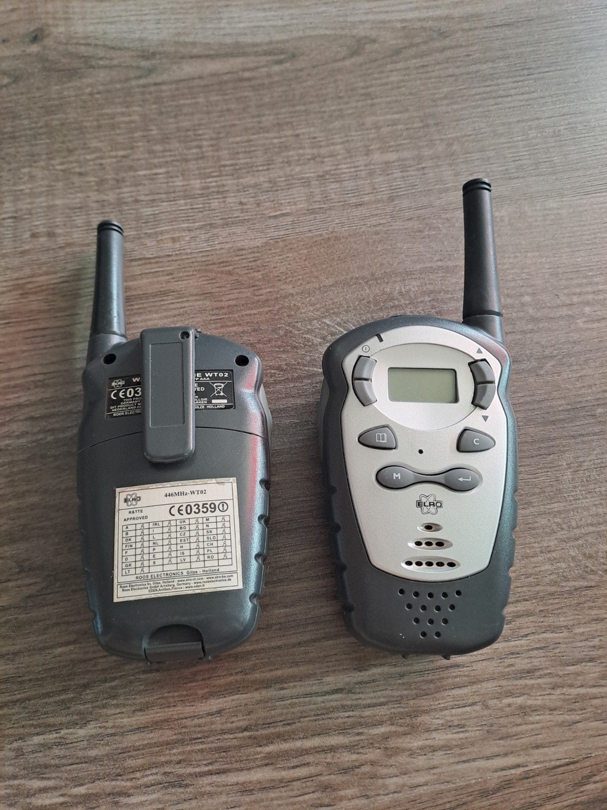 Elro Walkie Talkie WT02 Set - 2 stuks, Ophalen of Verzenden, Minder dan 2 km