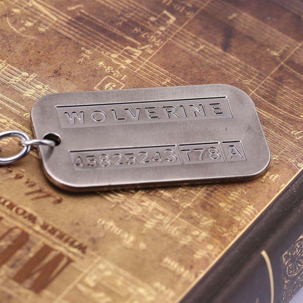 Stoere Wolverine Logan X-men Dogtag Sleutelhanger, Verzenden, Kuifje, Nieuw, Beeldje of Figuurtje