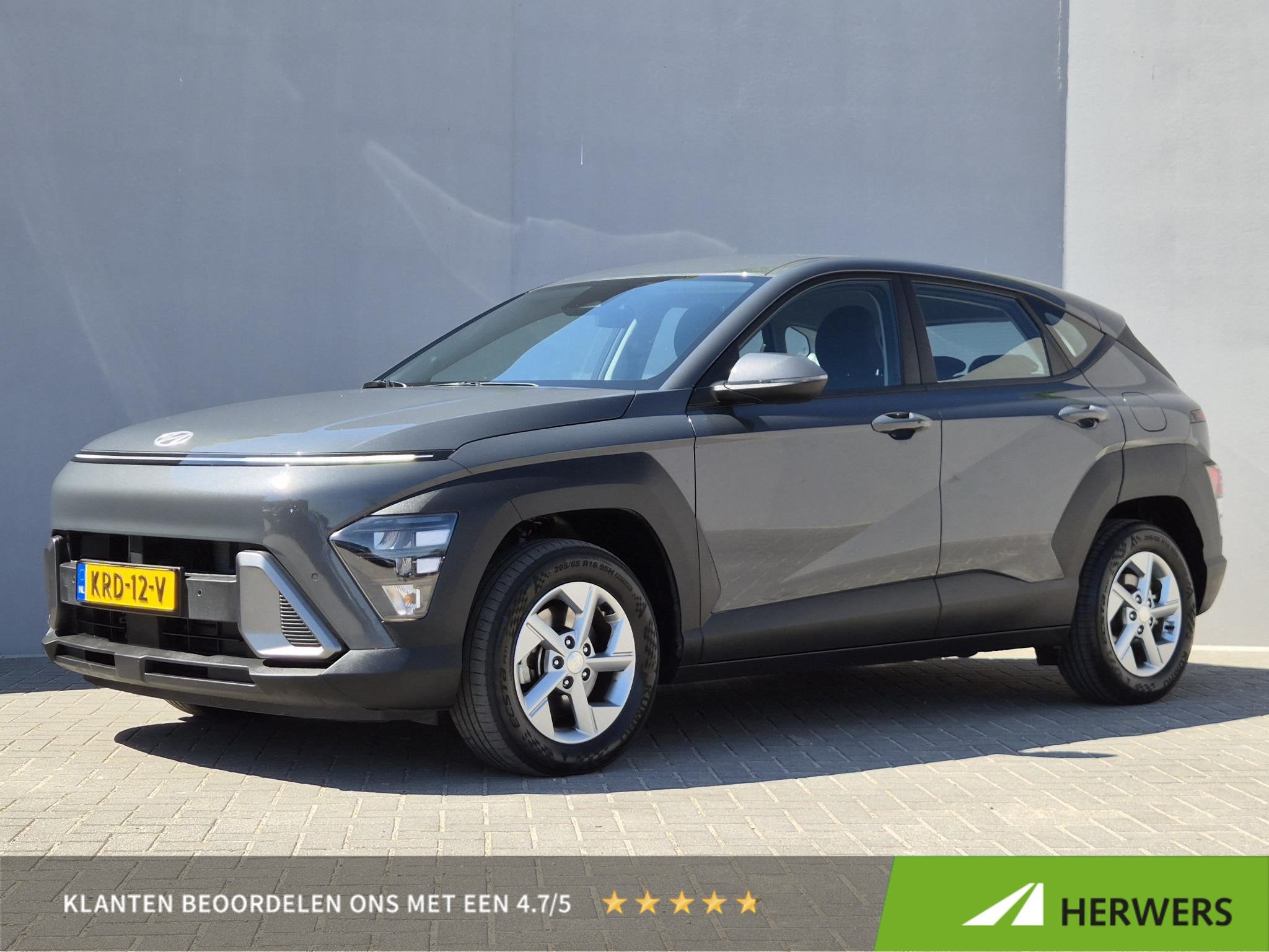 Hyundai Kona 1.6 GDI HEV Comfort / Trekgewicht 1300 kg / App, Stof, Gebruikt, Euro 6, Te koop
