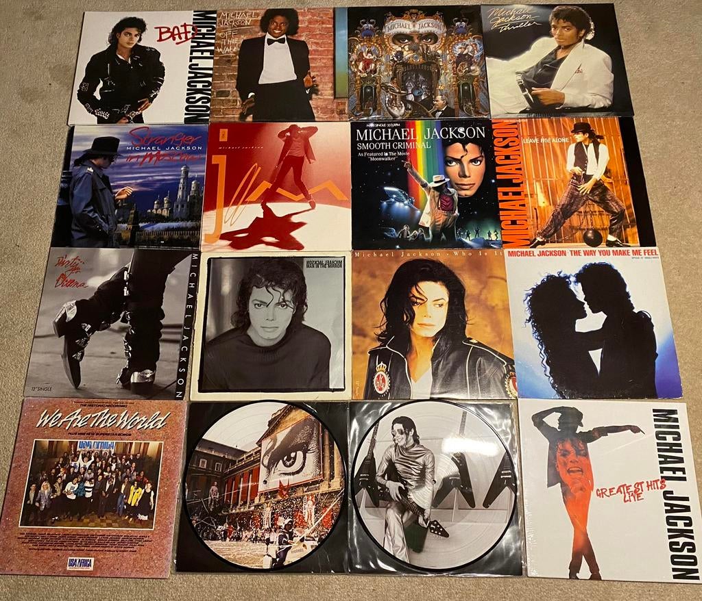 GEZOCHT️MICHAEL JACKSON VINYL (7/12INCH) BEKIJK BESCHRIJVING, Ophalen of Verzenden, Zo goed als nieuw, Platenspeler-onderdeel