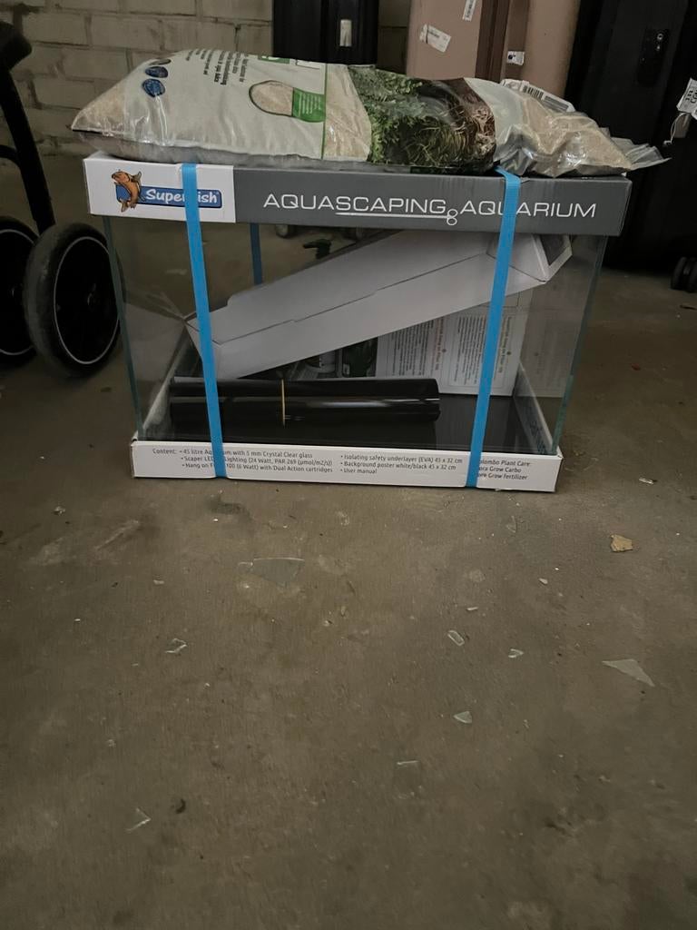 Superfish Scaper 45L, Dieren en Toebehoren, Vissen | Aquaria en Toebehoren, Ophalen, Nieuw, Leeg aquarium, Superfish