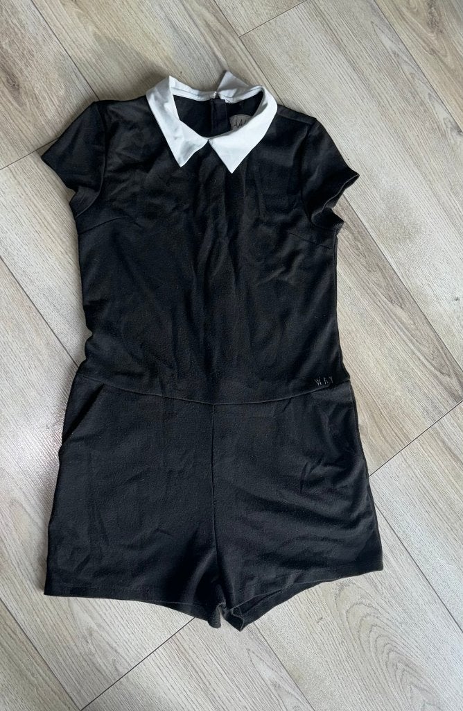 Ikks M jumpsuit pak broek zwart zwarte, Verzenden, Gedragen, Maat 38/40 (M), Zwart