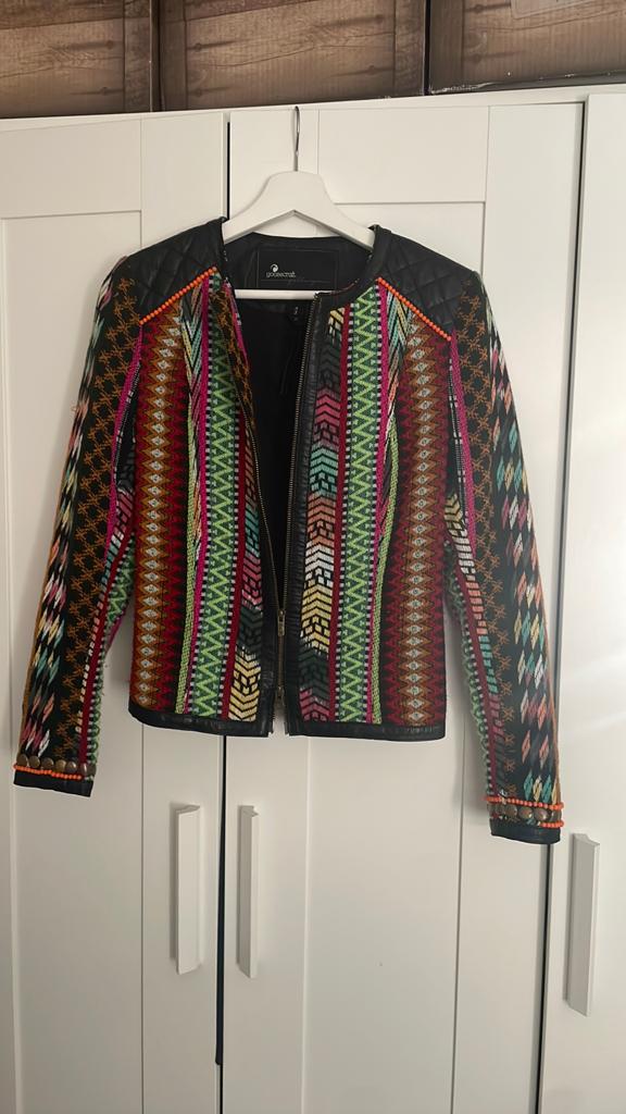 Goosecraft gallery lederen jas, Ophalen of Verzenden, Zo goed als nieuw, Maat 38/40 (M), Zwart