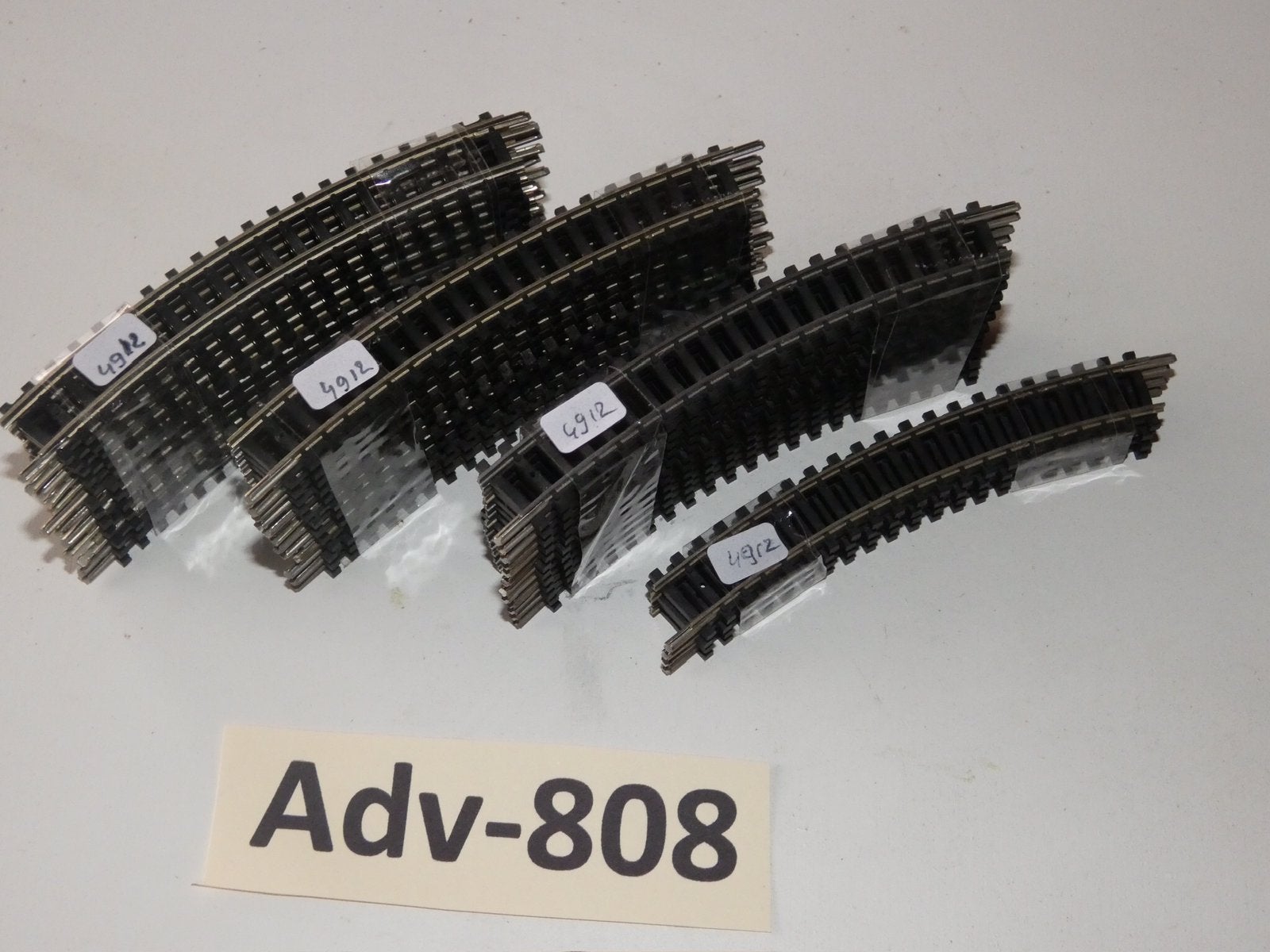 Adv-808 N Spoor Gebogen Rails 14912 Minitrix, Gebruikt, Gelijkstroom, Trix, Rails