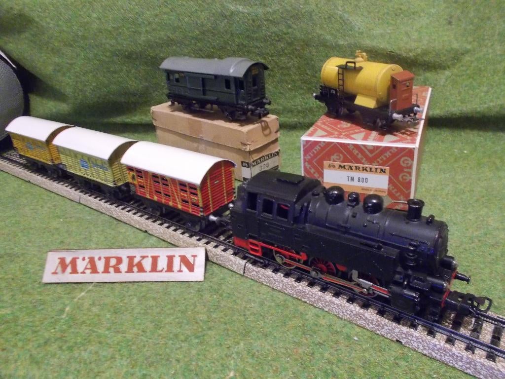 Marklin TM800 3004 jaren 50 metaal in doos Verzenden kan ook, Hobby en Vrije tijd, Modeltreinen | H0, Ophalen, Wisselstroom, Locomotief