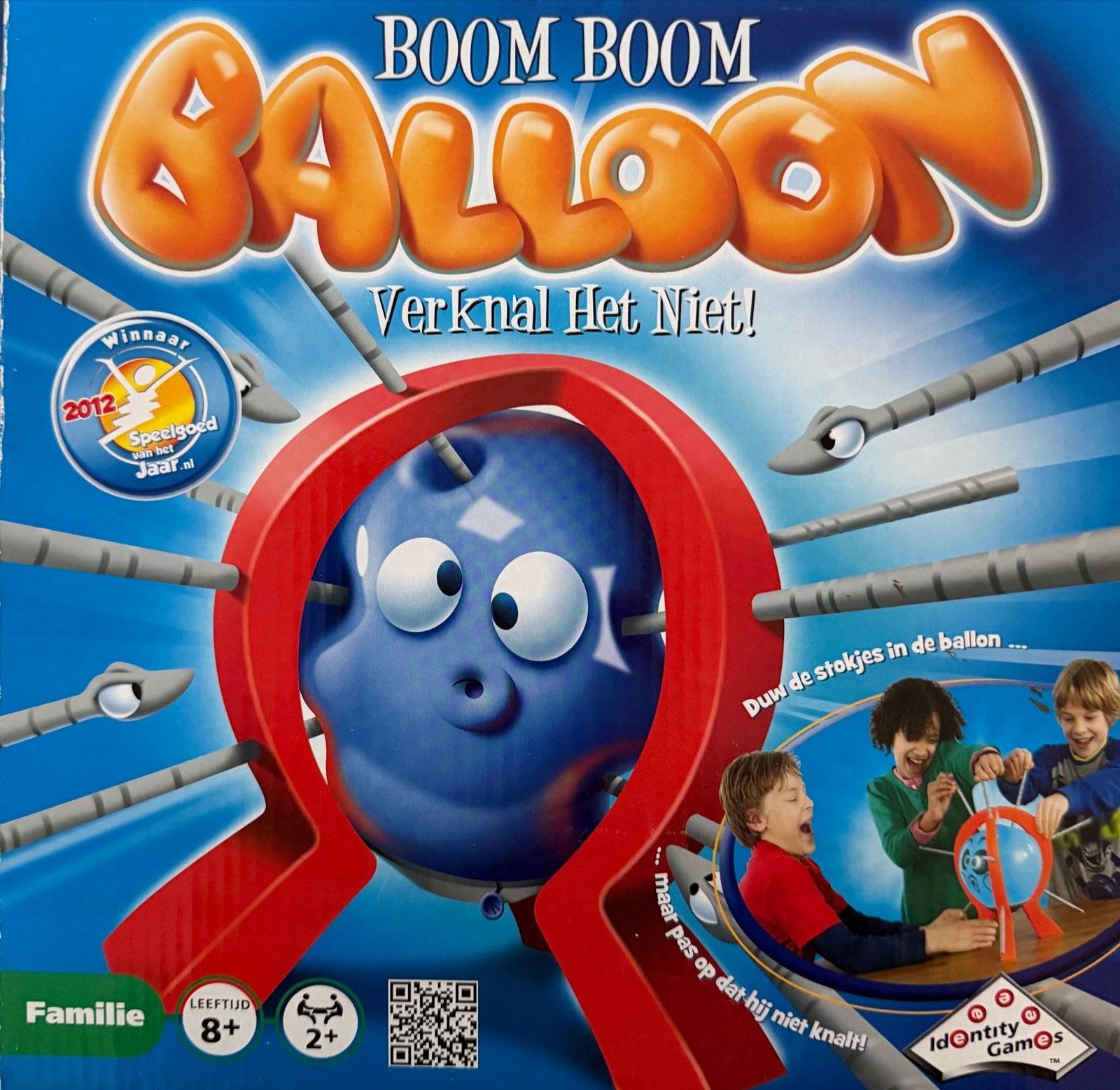 Boom Boom Balloon - Spannend familiespel, Een of twee spelers, Ophalen, Gebruikt