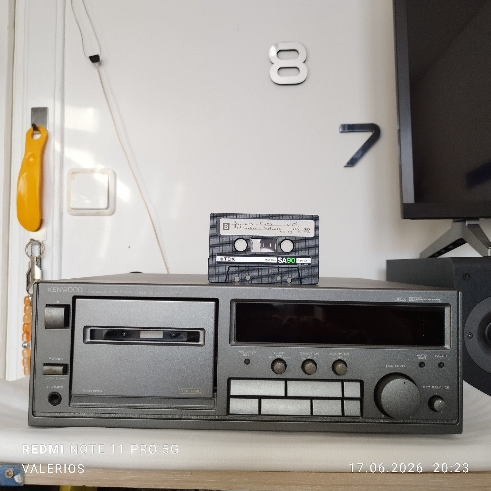 Cassettedeck van KENWOOD KX-05., Audio, Tv en Foto, Cassettedecks, Ophalen of Verzenden, Enkel, Kenwood