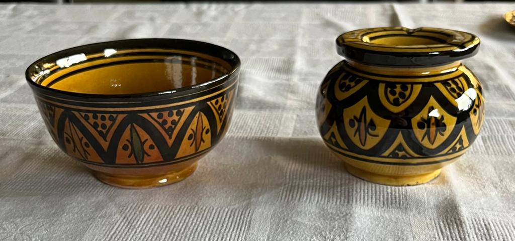 Handbeschilderd Marokaans Keramiek Safi, Ophalen of Verzenden
