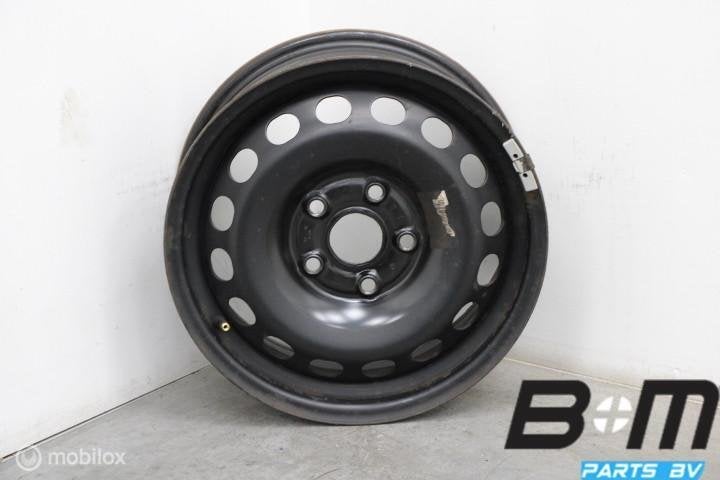 1 losse 15 inch stalen velg VW Caddy 2K 2K0601027B, Auto-onderdelen, Gebruikt, Velg(en)