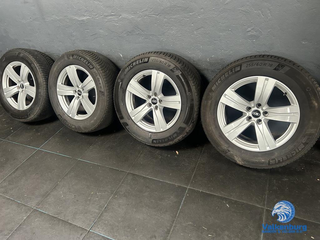7-8mm! Originele Audi Q7 4M 18 inch velgen 5x112 winterbande, Auto-onderdelen, Banden en Velgen, Banden en Velgen, Winterbanden