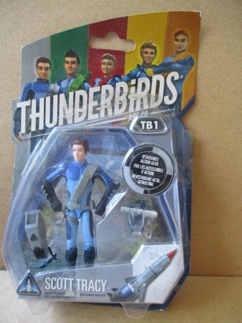 adv11259 thunderbirds poppetje 4, Ophalen, Overige figuren, Zo goed als nieuw, Beeldje of Figuurtje
