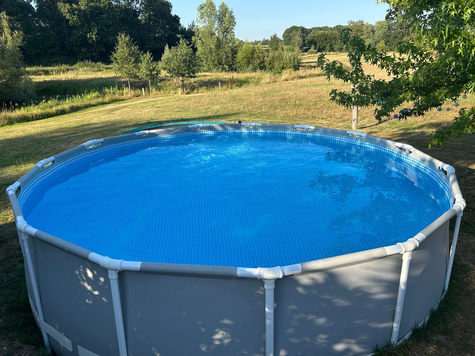 Intex Opzetzwembad - 457x122 cm - Compleet met toebehoren, Gebruikt, Rond, 300 cm of meer, Ophalen