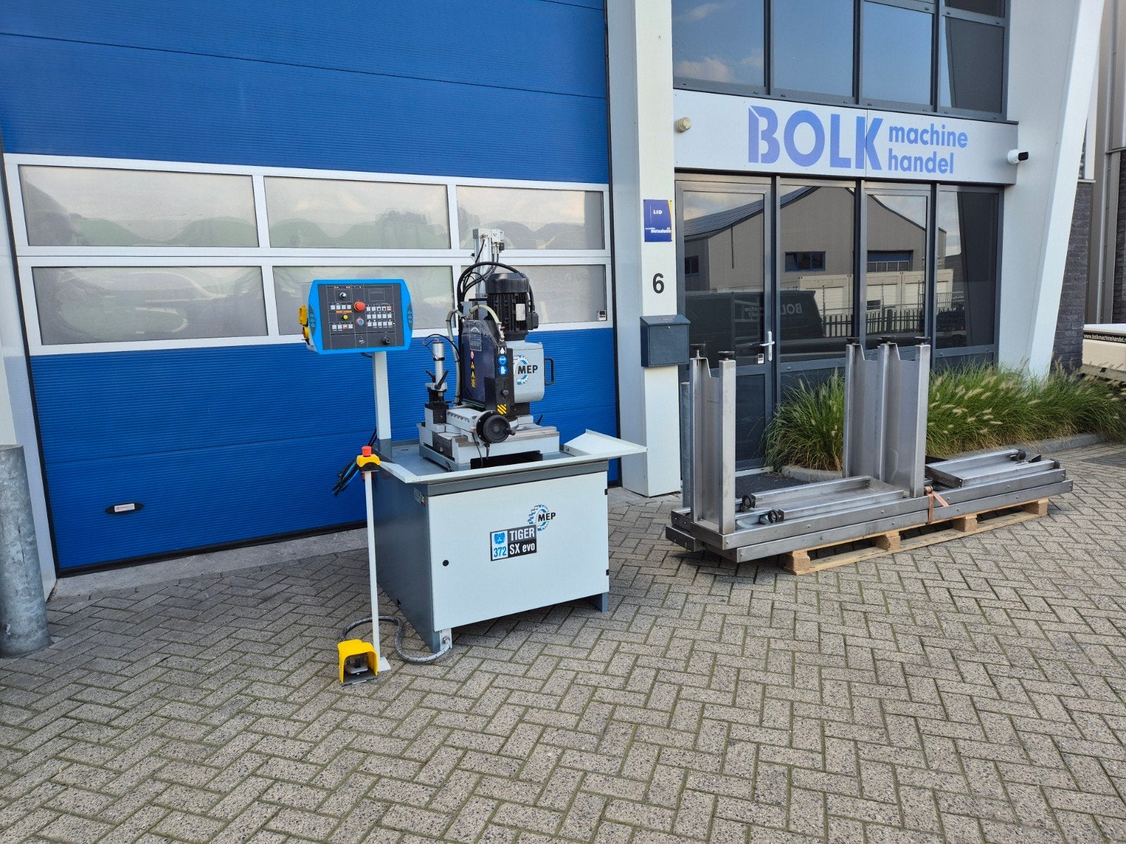 MEP TIGER 372 SX evo Cirkelzaag Semi-automatisch Nieuwstaat!, Gebruikt, 70 mm of meer, Info@bolkmachinehandel.nl, MEP