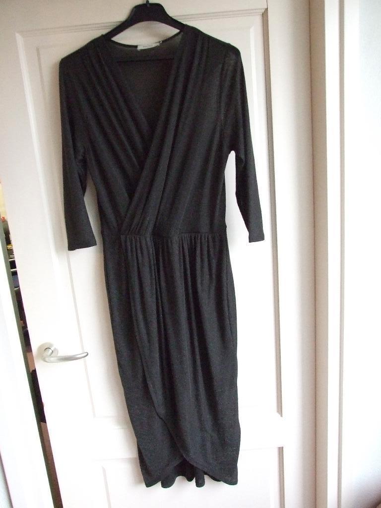 Sissy-Boy feest jurk antraciet met glittertje maat L/40/42, Maat 38/40 (M), Zwart, Ophalen of Verzenden, Zo goed als nieuw