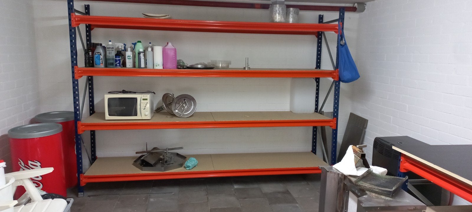 magazijnstelling  werkbalk, Ophalen, Zo goed als nieuw