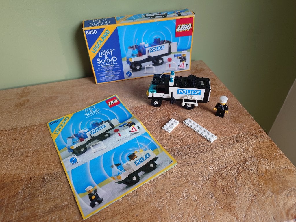 Lego Classic Town Mobile Police Truck 6450 – met doos, Kinderen en Baby's, Speelgoed | Duplo en Lego, Compleet, Gebruikt, Overige thema's