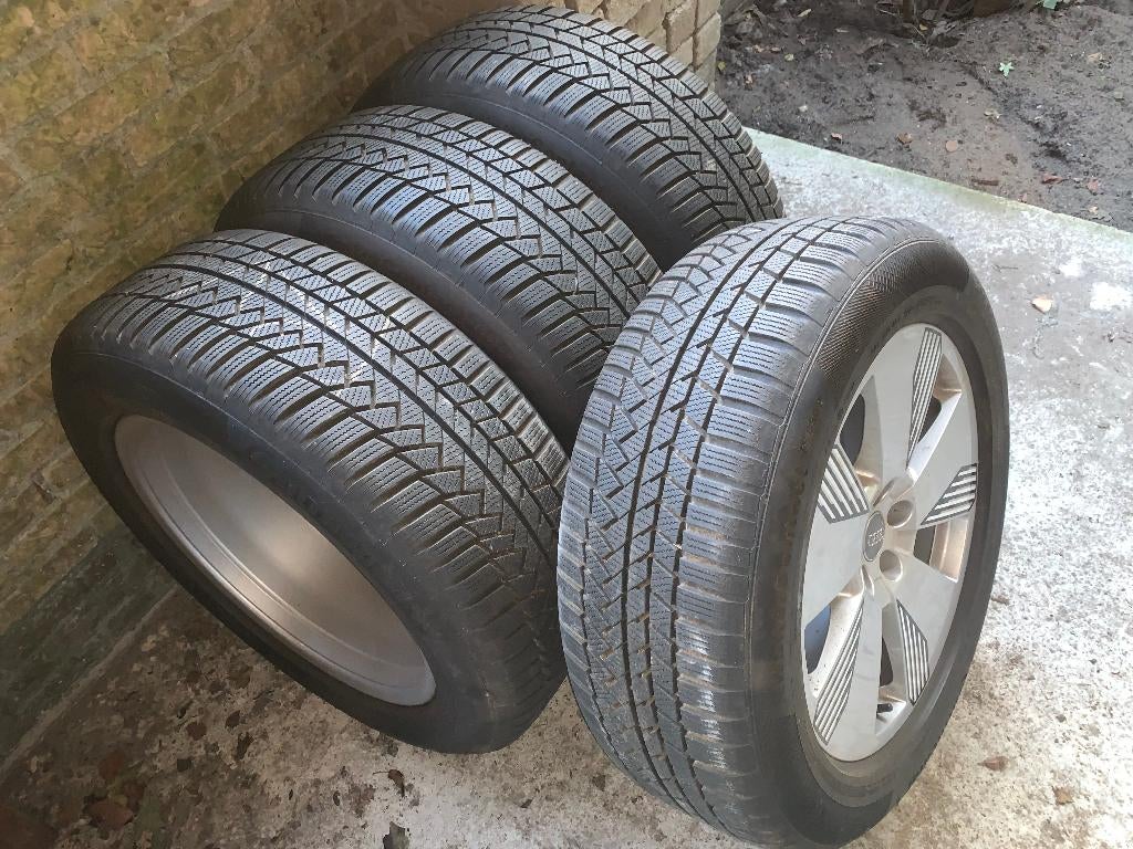 Audi Q8 E-tron winterbanden + aluminium velgen 255/55 R19, Ophalen of Verzenden
