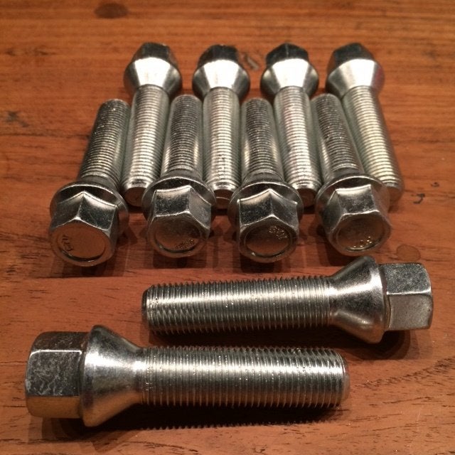 Wielbout M14 x 1,5 x 50 mm conische kop, staal verzinkt, Ophalen of Verzenden, Nieuw