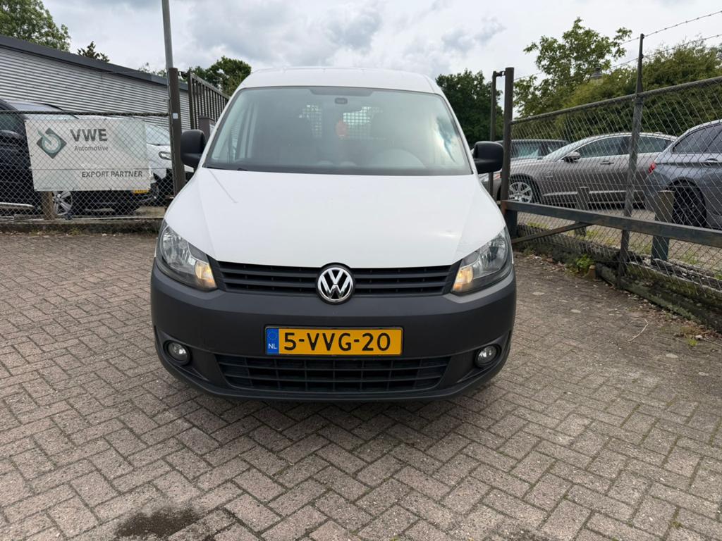 Volkswagen Caddy 1.6 TDI l 2012 l Airco l APK l Marge, Voorwielaandrijving, 4 cilinders, Volkswagen, Leder en Stof