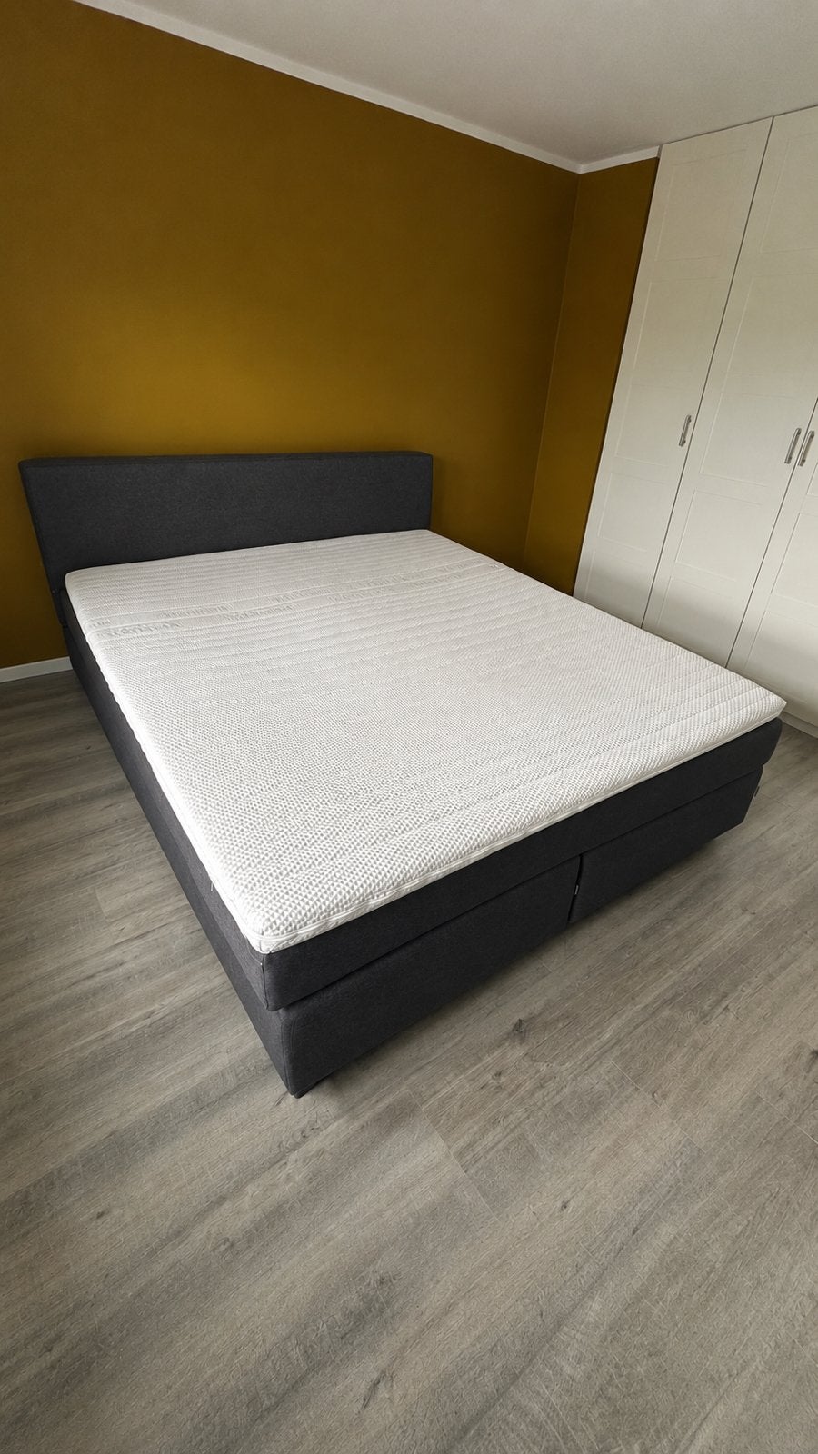 Tweepersoons boxspring 180x200: direct af te halen, Ophalen, Gebruikt, Tweepersoons, 180 cm