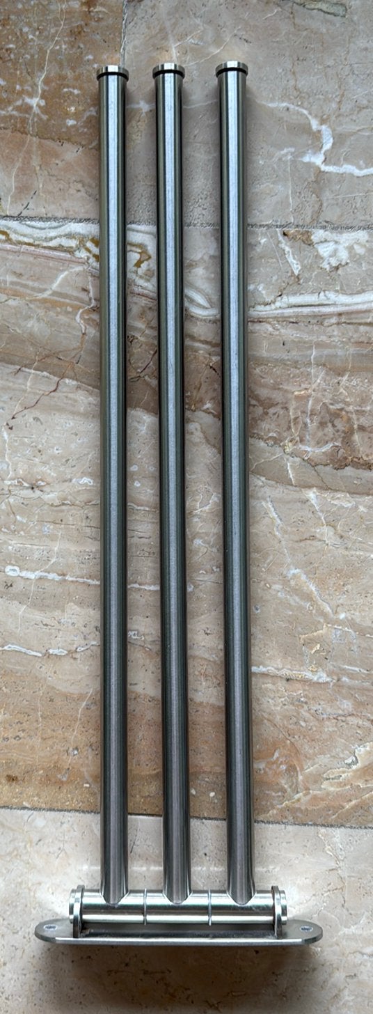 Handdoekenrek 3-armig en uitrekbaar, serie Ikea Bogrund, Overige typen, Zo goed als nieuw, Minder dan 100 cm, 25 tot 50 cm