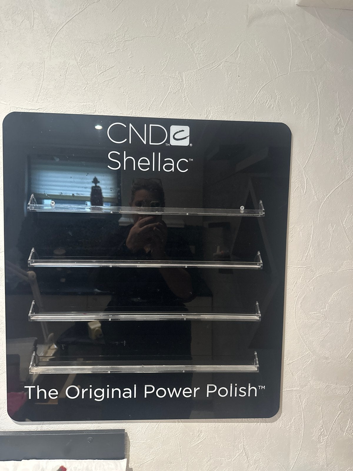 CND Shellac Display Rek - The Original Power Polish, Ophalen of Verzenden, Gebruikt, Gehele gezicht, Overige typen