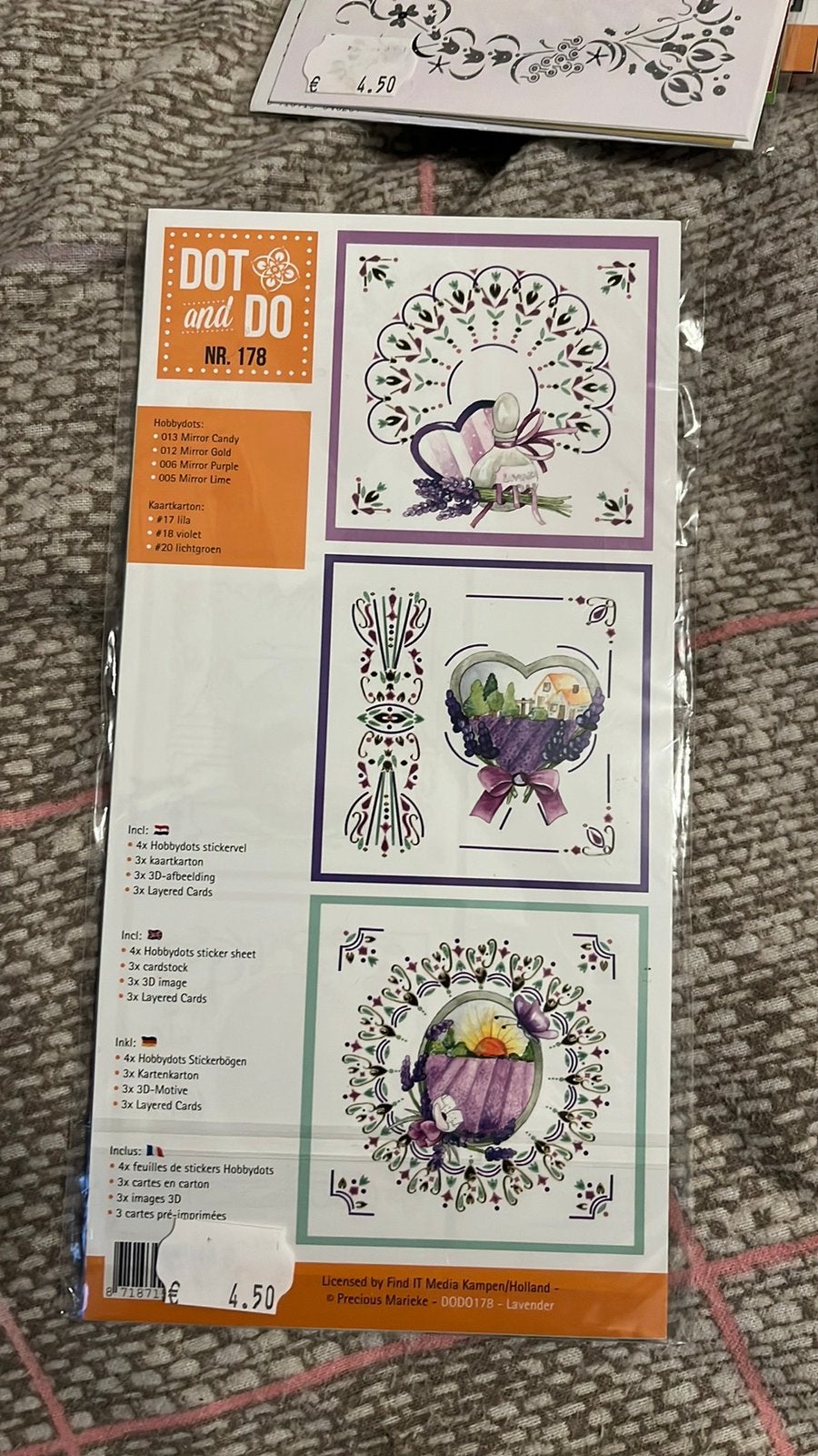 Te koop dot and do kaarten 178, Ophalen of Verzenden, Nieuw, Overige thema's, Blanco kaart of Basiskaart