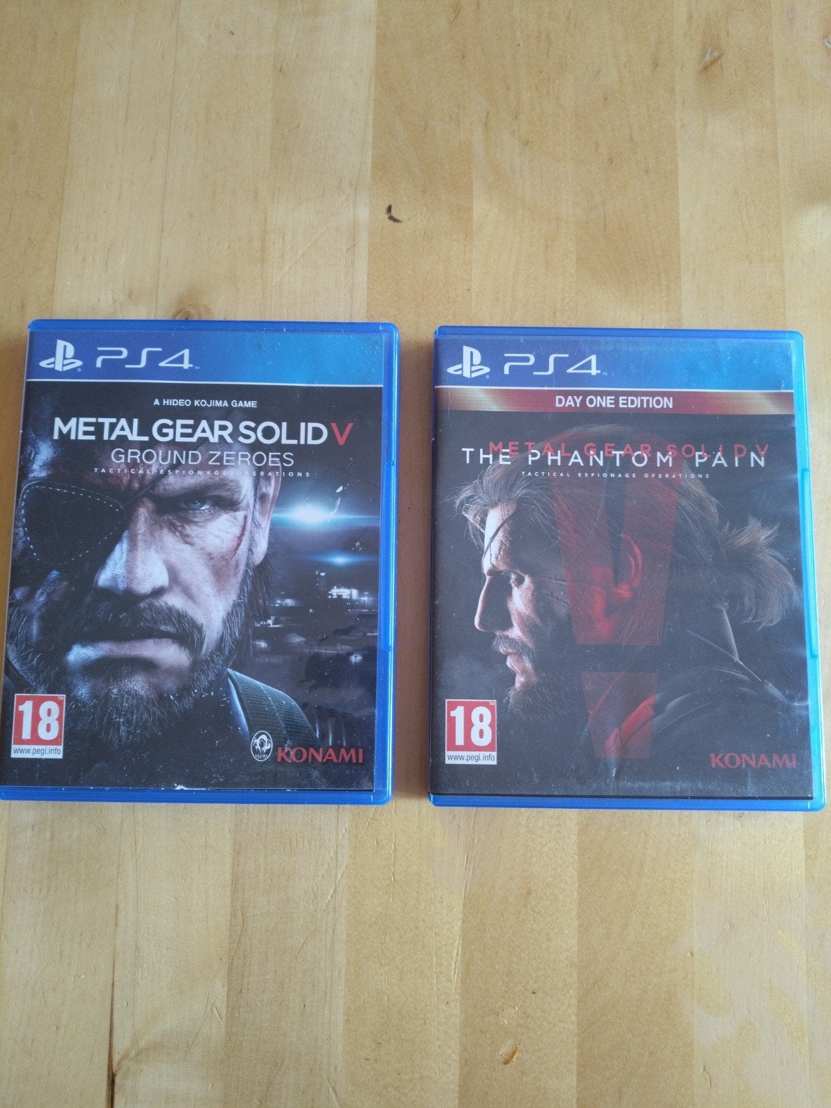 Metal Gear Solid V: Ground Zeroes en The Phantom Pain - PS4, Spelcomputers en Games, Games | Sony PlayStation 4, Zo goed als nieuw