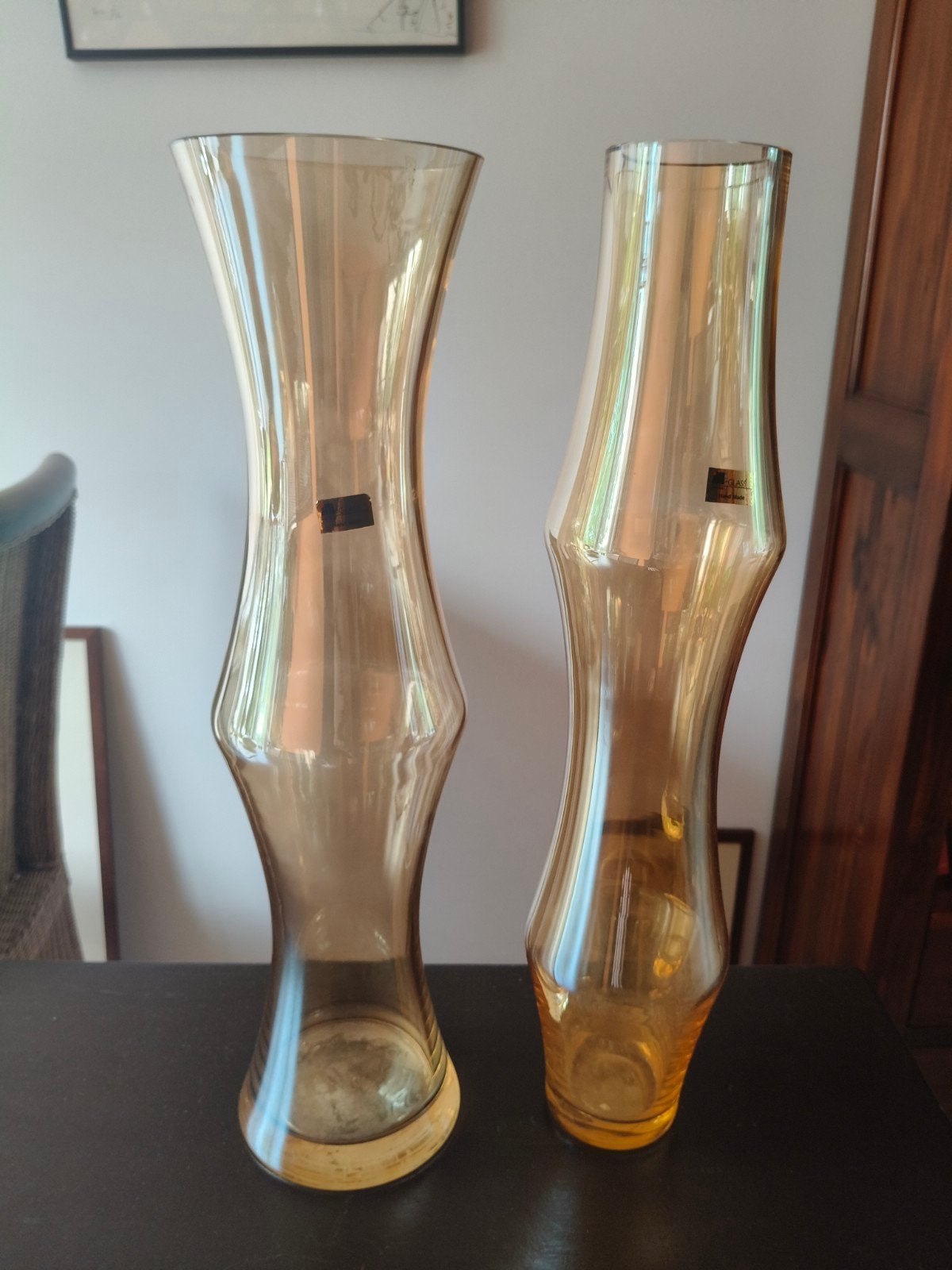 2 JM Glass vazen., Ophalen of Verzenden