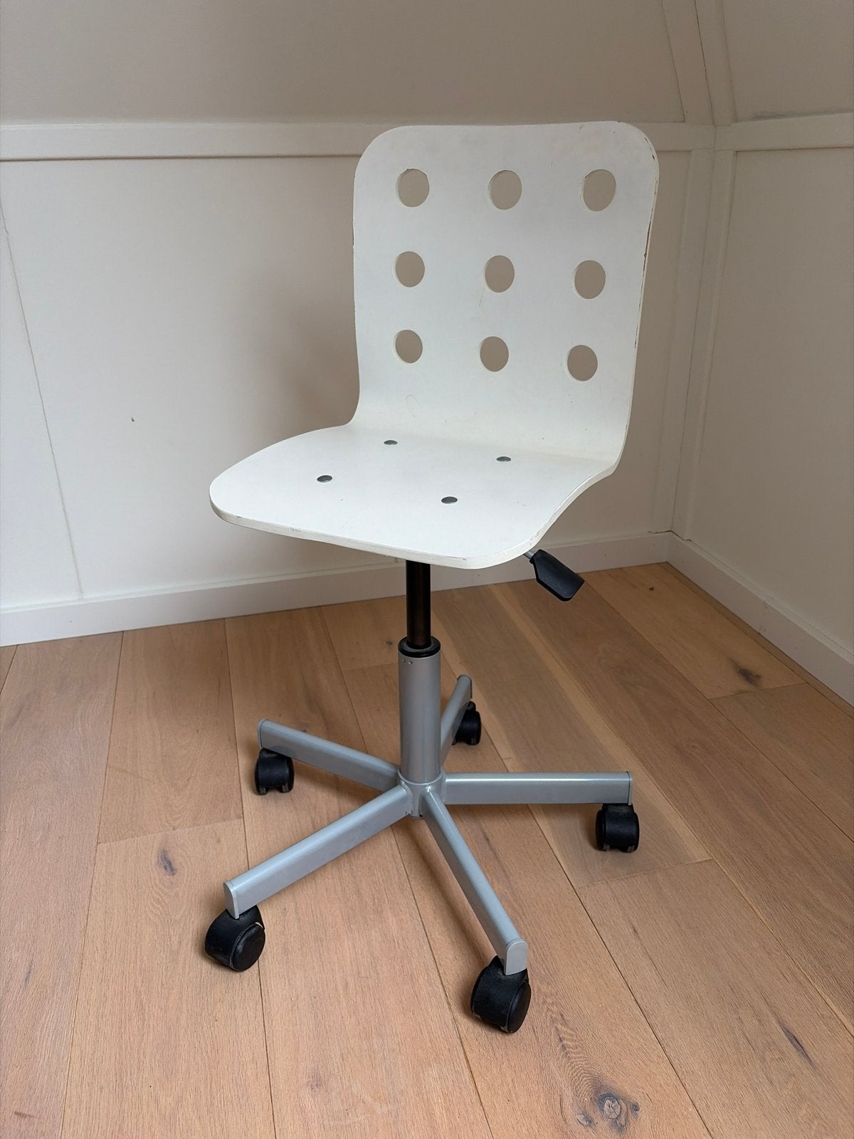 IKEA Jules bureaustoel voor kind - wit, Huis en Inrichting, Ophalen, Gebruikt, Wit, Bureaustoel