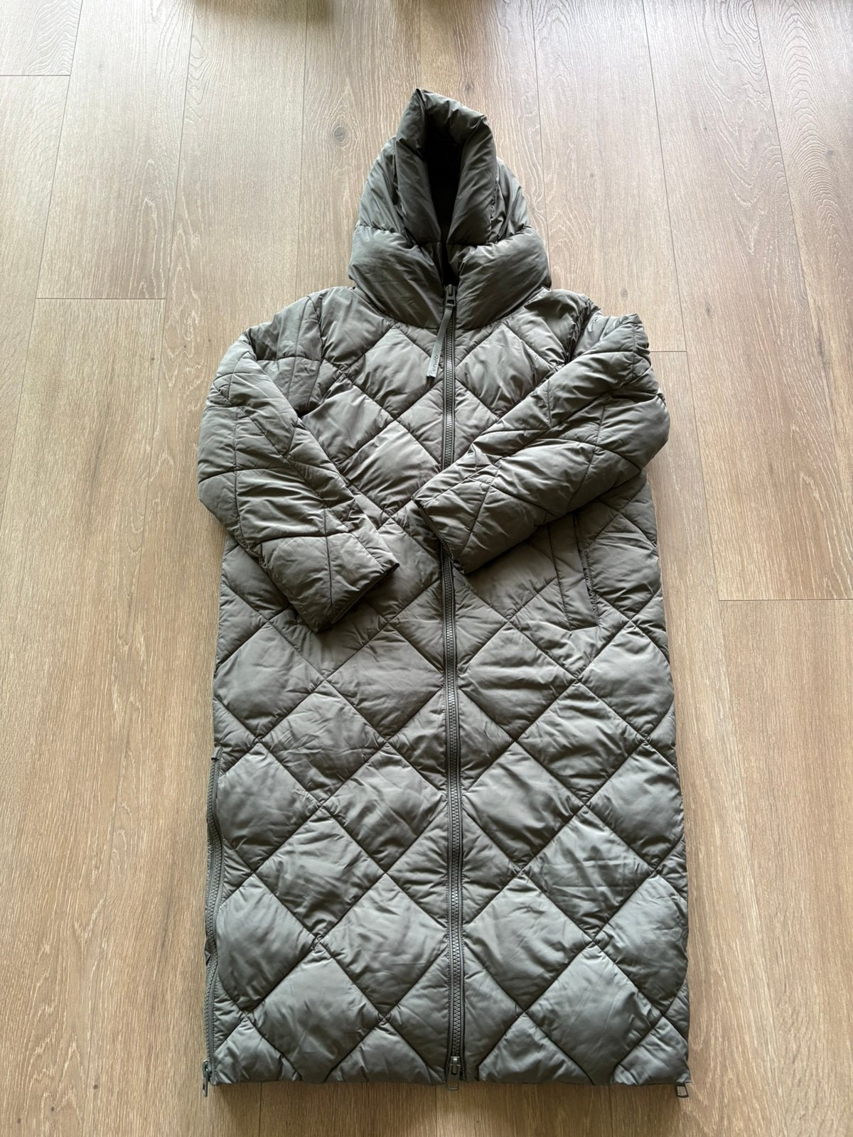 Winter donsjas van Opus, maat 40, Ophalen of Verzenden, Zo goed als nieuw, Maat 38/40 (M), Groen